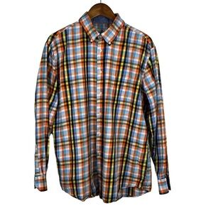 Southern PINES MENS PLAID BUTTON DOWN LONG SLEEVE SHIRT‎
